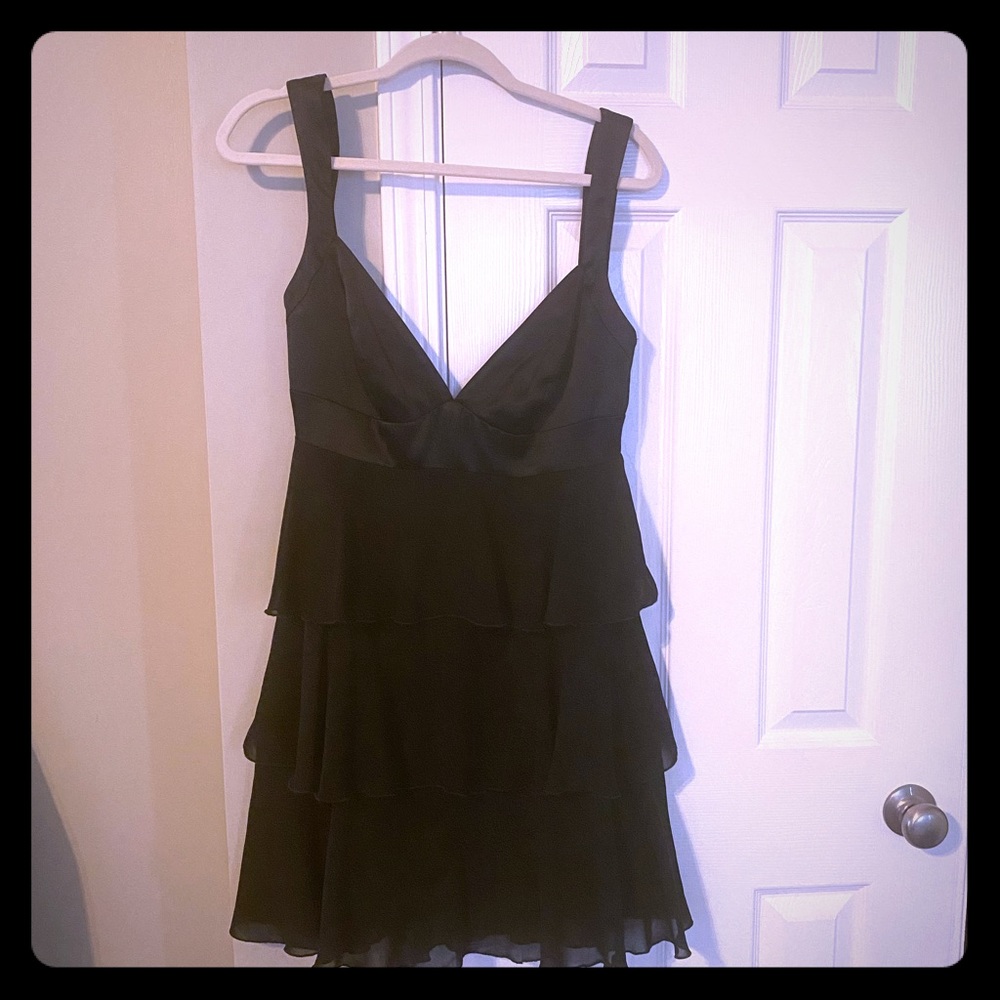 Black cocktail dress